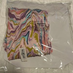 Women’s Little Sleepies Pink Marble Swirl pajama shirt - Large